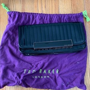 Ted Baker black clutch